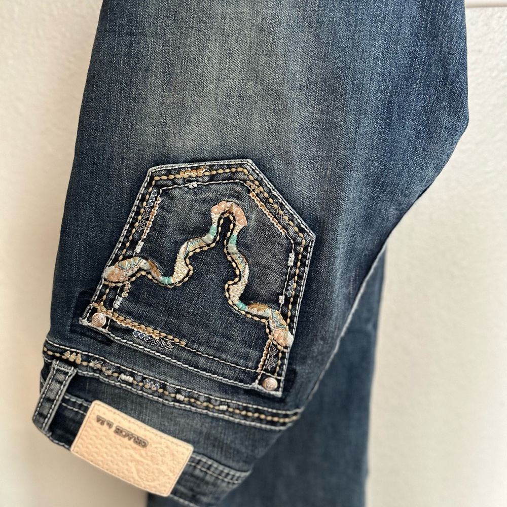 Grace in LA boot cut jeans sz 28